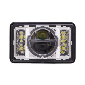 4"x 6" LED Headlight Projector Hi-Lo Beam (Chrome) PETERBILT 357, 378, 379