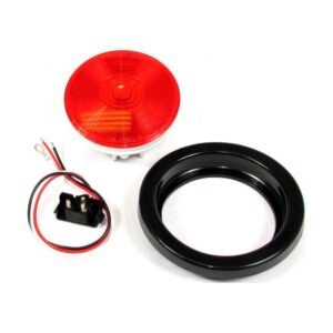 RED, 4" ROUND INCANDESCENT LIGHT KIT / TRU 40204