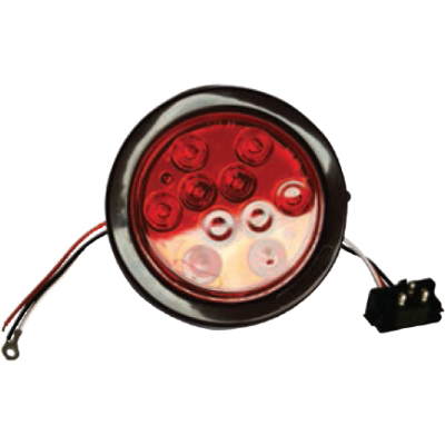 RED, 4IN DIA. 10 LED SEALED KIT