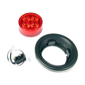 RED, 2.5" MARKER LIGHT 4 LED KIT
