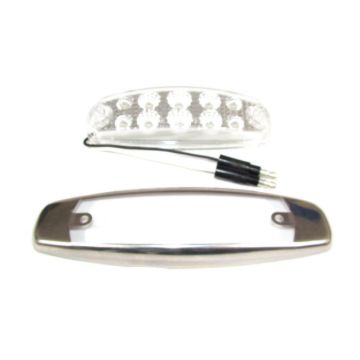 AMBER CLEAR OVAL MARKER LIGHT 10 LED