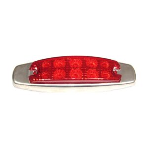 RED OVAL MARKER LIGHT 10 LED