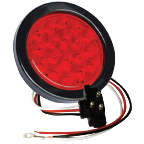 RED, 4IN DIA. 18 LED SEALED KIT