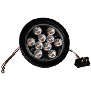 AMBER CLEAR, 4IN DIA. 10 LED SEALED KIT
