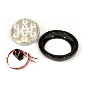 AMBER CLEAR, 4IN DIA. 10 LED SEALED KIT