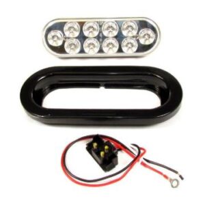 AMBER CLEAR, OVAL MARKER LIGHT LED KIT