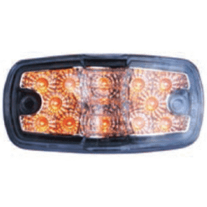 AMBER CLEAR, DOUBLE, SIDE MARKER LIGHT 12 LED