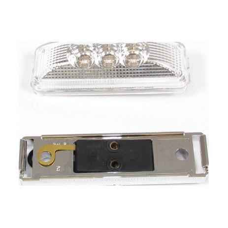 RED CLEAR, SIDE MARKER LIGHT 3 LED