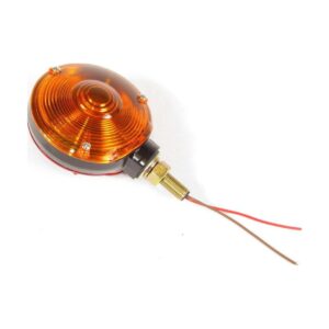 ROUND, BLACK TURN SIGNAL LAMP