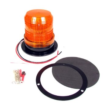 AMBER, STROBE CAB LAMP SMALL - 5 LED/ 12-100 volts/ 116 mm hight