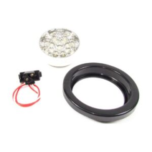 BACK UP CLEAR, 4" DIA. 17 LED CHROMED REFLECTOR SEALED KIT