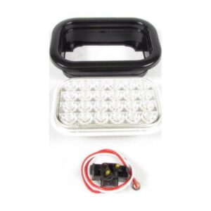 BACK UP CLEAR, RECTANGULAR 24 LED SEALED KIT