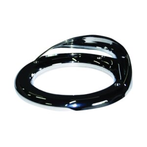 4" BEZEL WITH VISOR CHROME