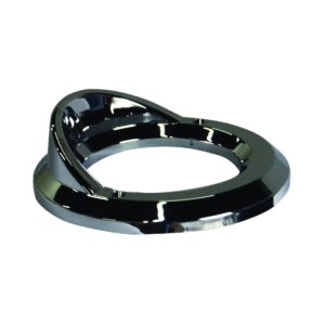 2" BEZEL WITH VISOR CHROME