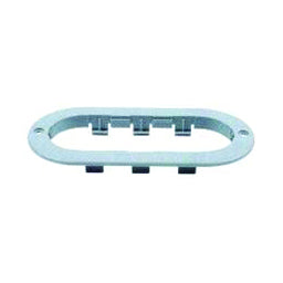 OVAL MOUNTING BRACKET CHROME