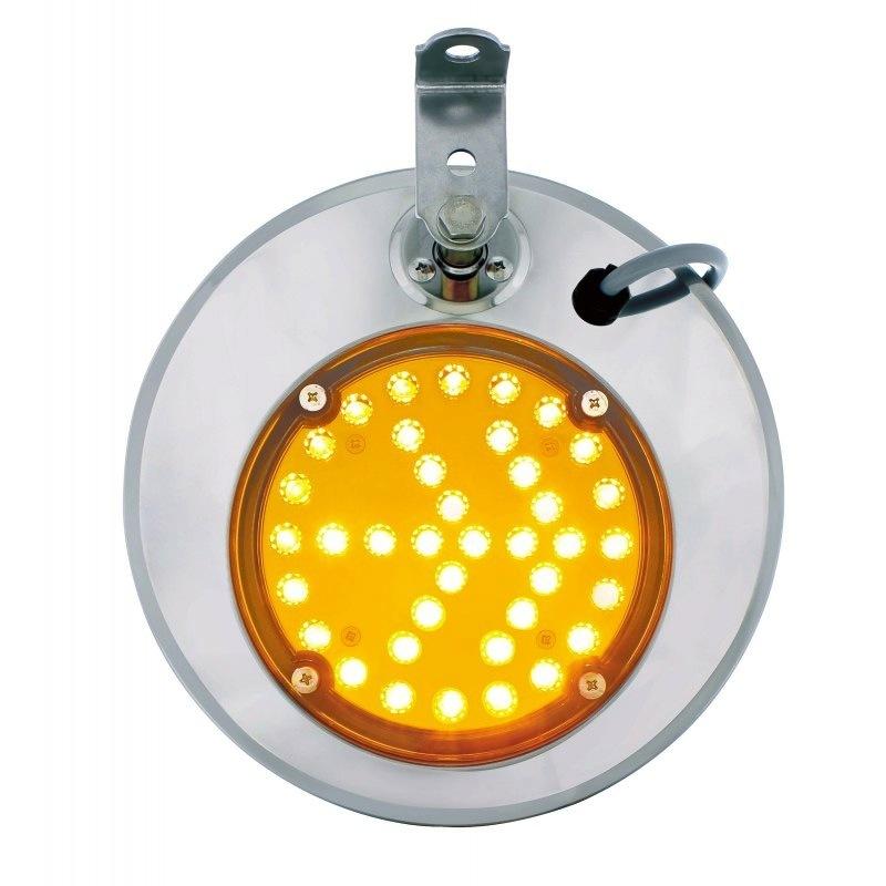 8-1/2" LED CONVEX MIRROR LH