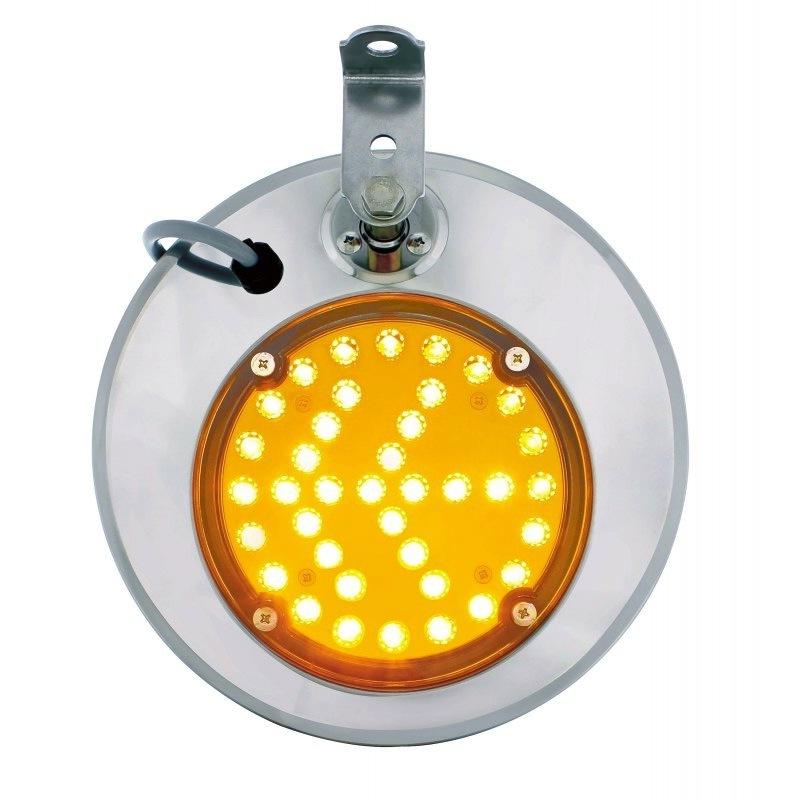 8-1/2" LED CONVEX MIRROR RH