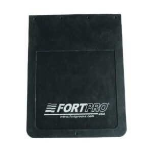 MUD FLAP BLACK WITH WHITE LETTERING 24"X30"