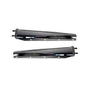 MUD FLAP HANGER STRAIGHT 2-1/2" SPACING BETWEEN BOLT. CHROME SOLD BY PAIR