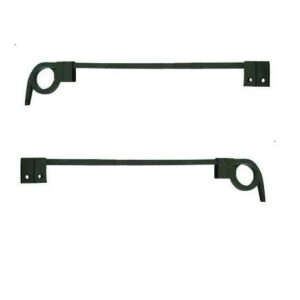 MUD FLAP HANGER STRAIGHT STEEL BY PAIR