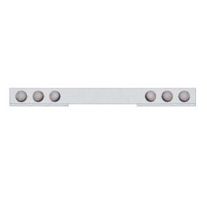 REPLACE F245627 / REAR LIGHT BAR WITH ROUND CUTOUTS STAINLESS STEEL /