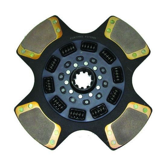 DAN128282 CLUTCH DISC 14"X1-3/4" - 10 SPLINES, 8 SPRINGS, 4 PAD CERAMIC, REAR