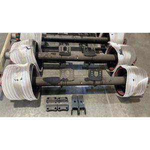 Axles fully assembled with brackets & ABS